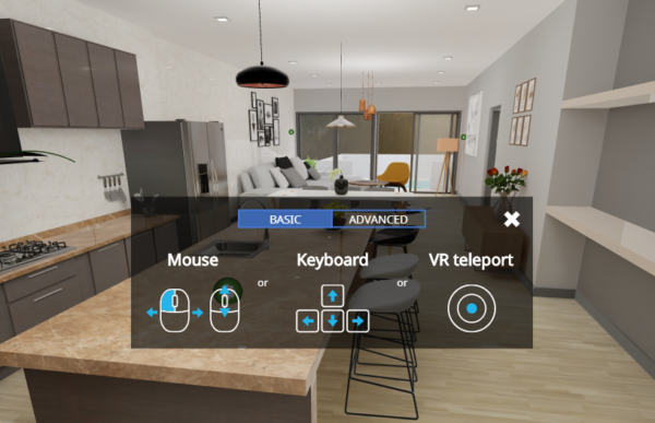 VR Tour – Movement tool