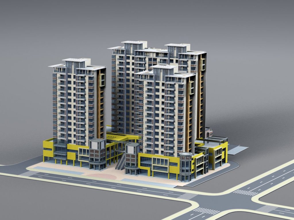 3d building model